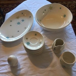 Franciscan Starburst  - 15 in Oval Serving Platter